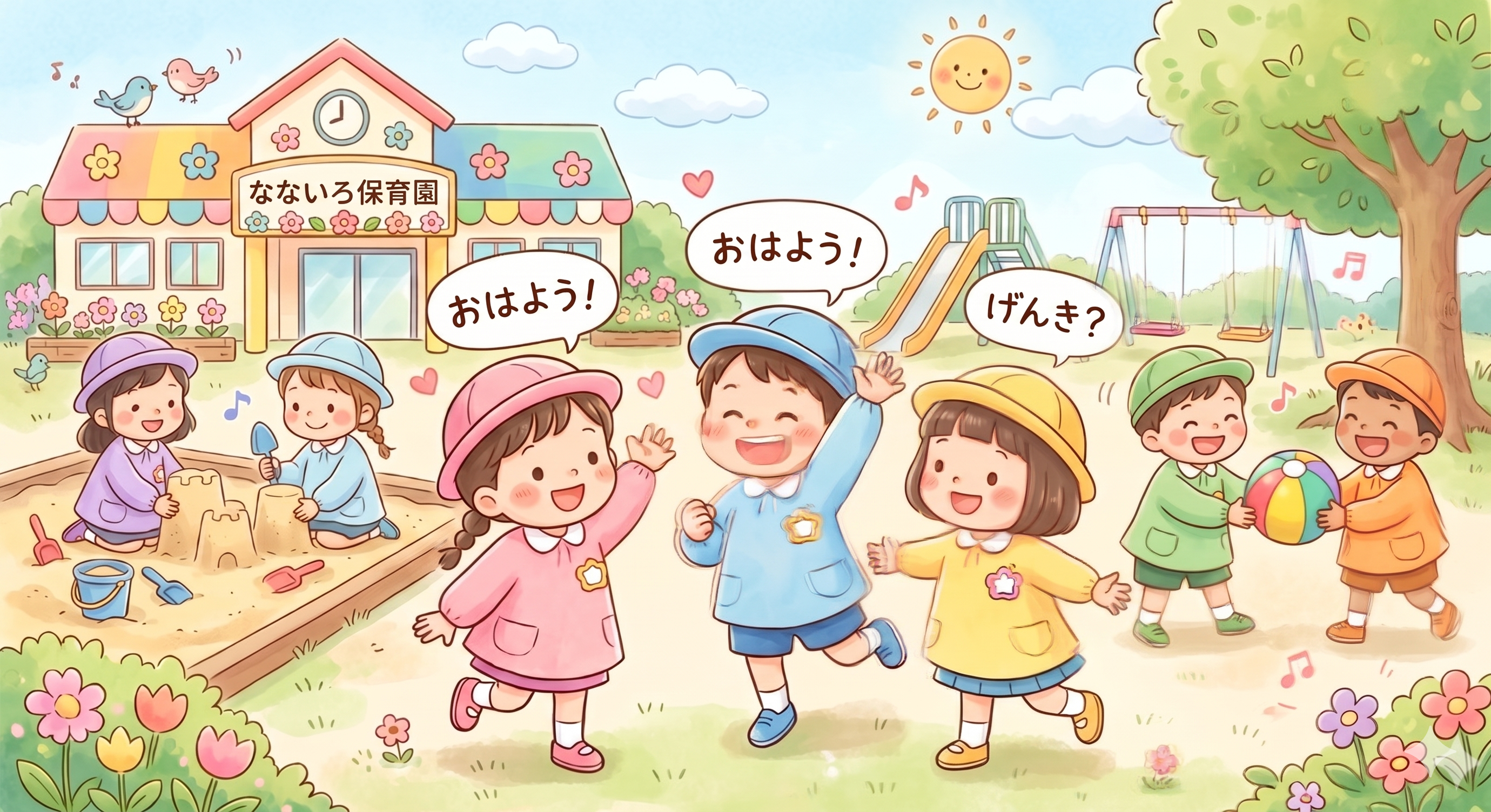 元気な子どもたちの様子